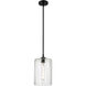 Chastine 1 Light 8 inch Matte Black Pendant Ceiling Light